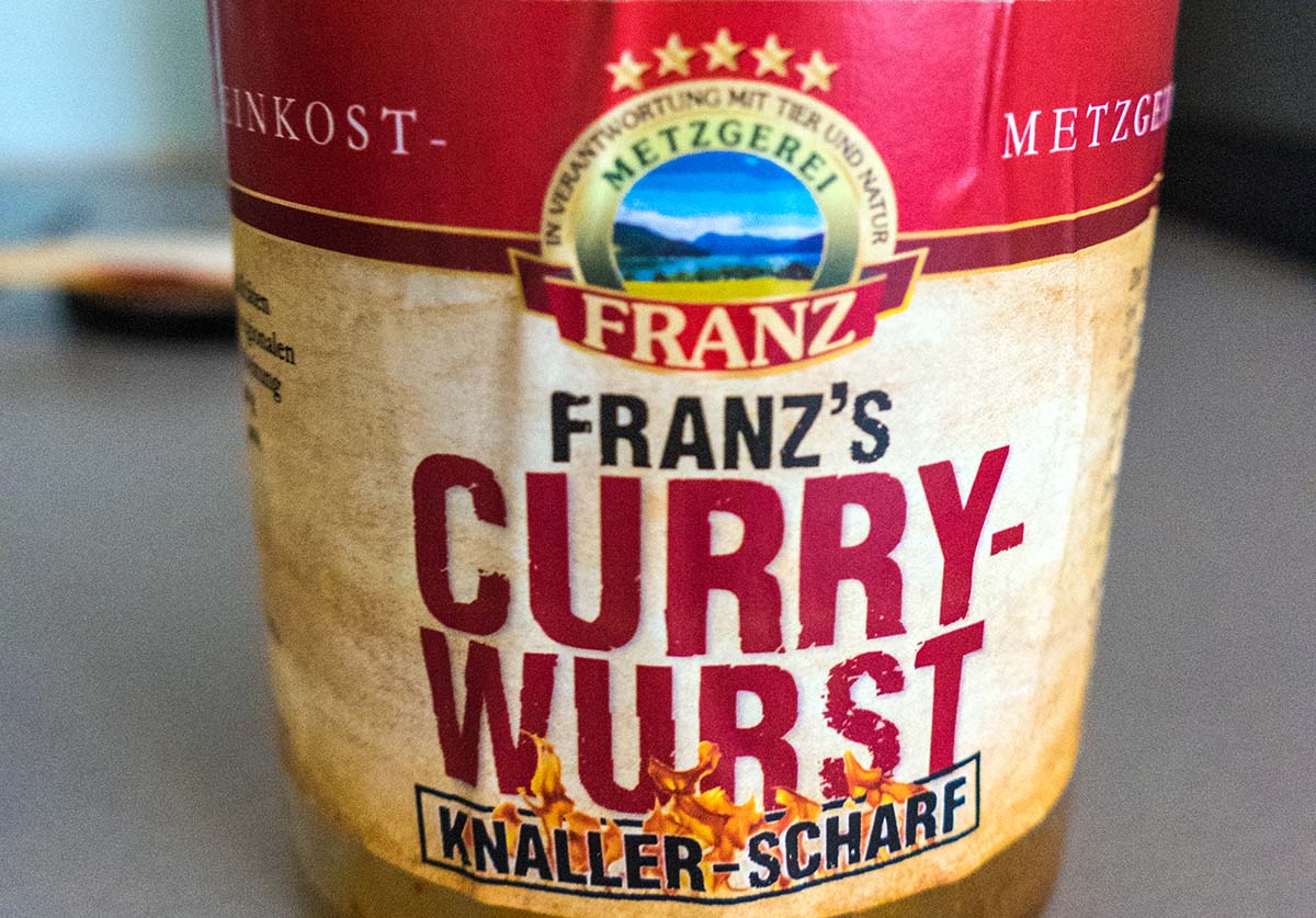 Currywurst Scharf